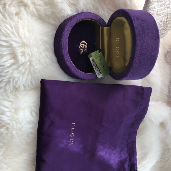 New 18k Gucci Gg Gold Ring - Picture 2 of 3